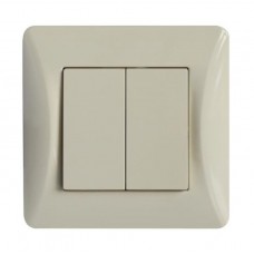 Διακόπτης Κομιτατέρ Μπεζ 10A Lineme H-Series 50-00103-30